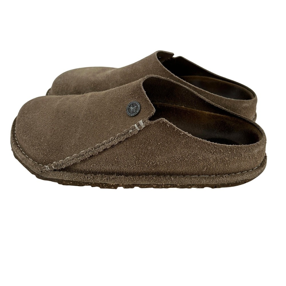 Birkenstock Zermatt Suede Clogs 36 Taupe Brown